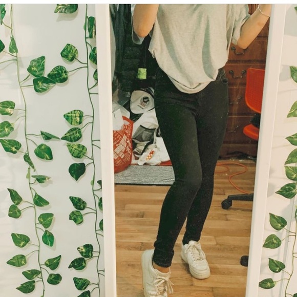 heap monday high waist black skinny jeans [24/25] - Picture 2 of 5